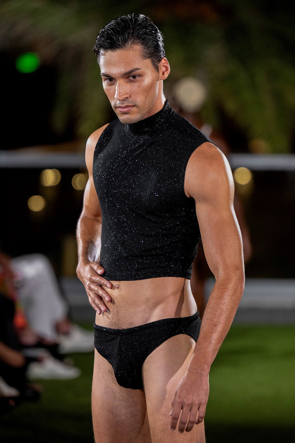 Strut Swim Brief - Galaxy Knit
